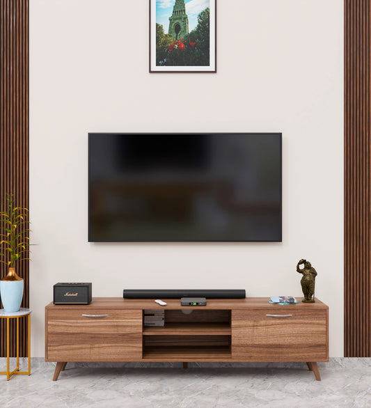 SPYDERCRAFT Matte Finish M5 TV Cabinet| Color: Noce Lyon| Do-It-Yourself Product