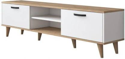 Spyder Craft Matte Finish A9 Compact TV Unit Only, TV Up To 45 Inches Engineered Wood TV Entertainment Unit  (Finish Color - Walnut, White, DIY(Do-It-Yourself))