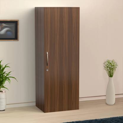 Spyder Craft Multipurpose Single Door Wardrobe with Shelf, Wardrobe for Various Rooms Engineered Wood 1 Door Wardrobe  (Finish Color - Classic Walnut, DIY(Do-It-Yourself))